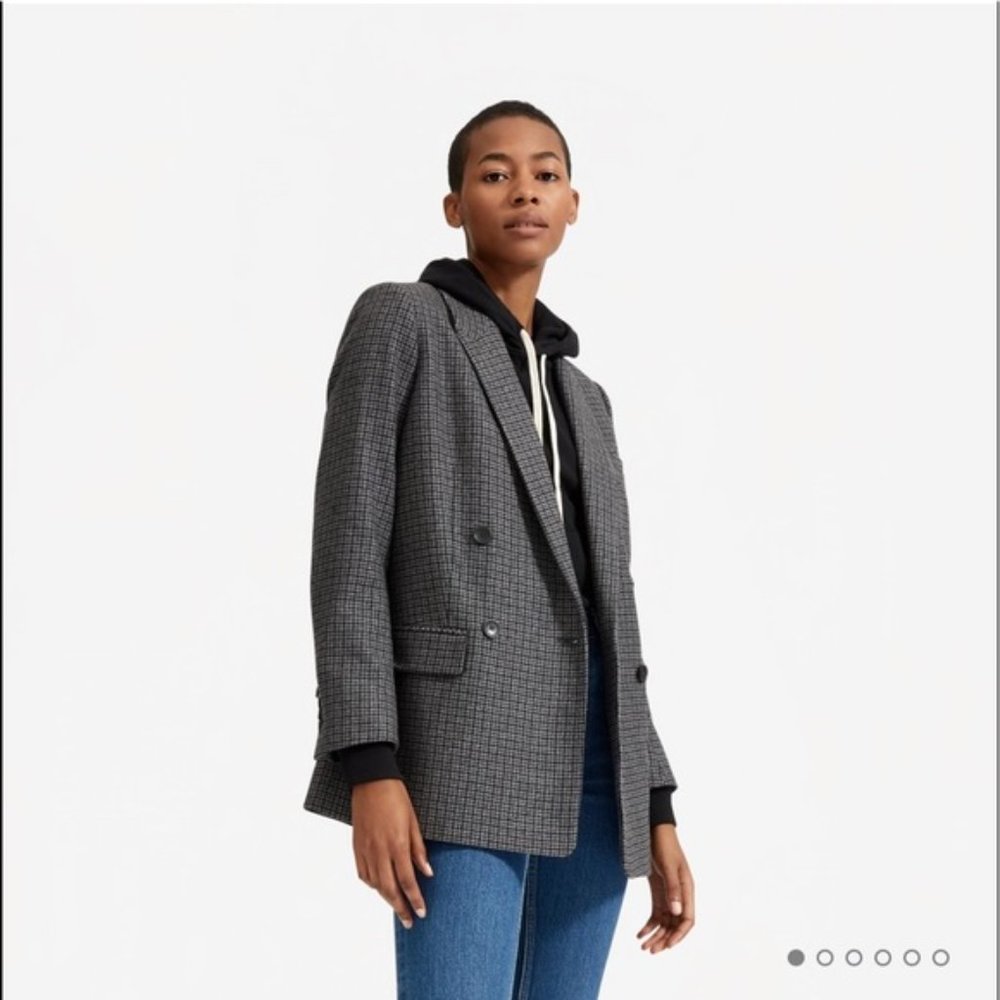 Everlane Oversized Double Breasted Blazer EUC